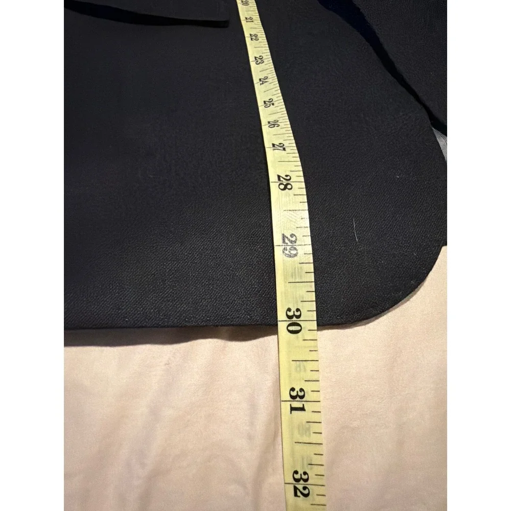 Banana Republic Mens Vitale Barberis Canonico Wool Blazer‎ Black 38S 233374-00